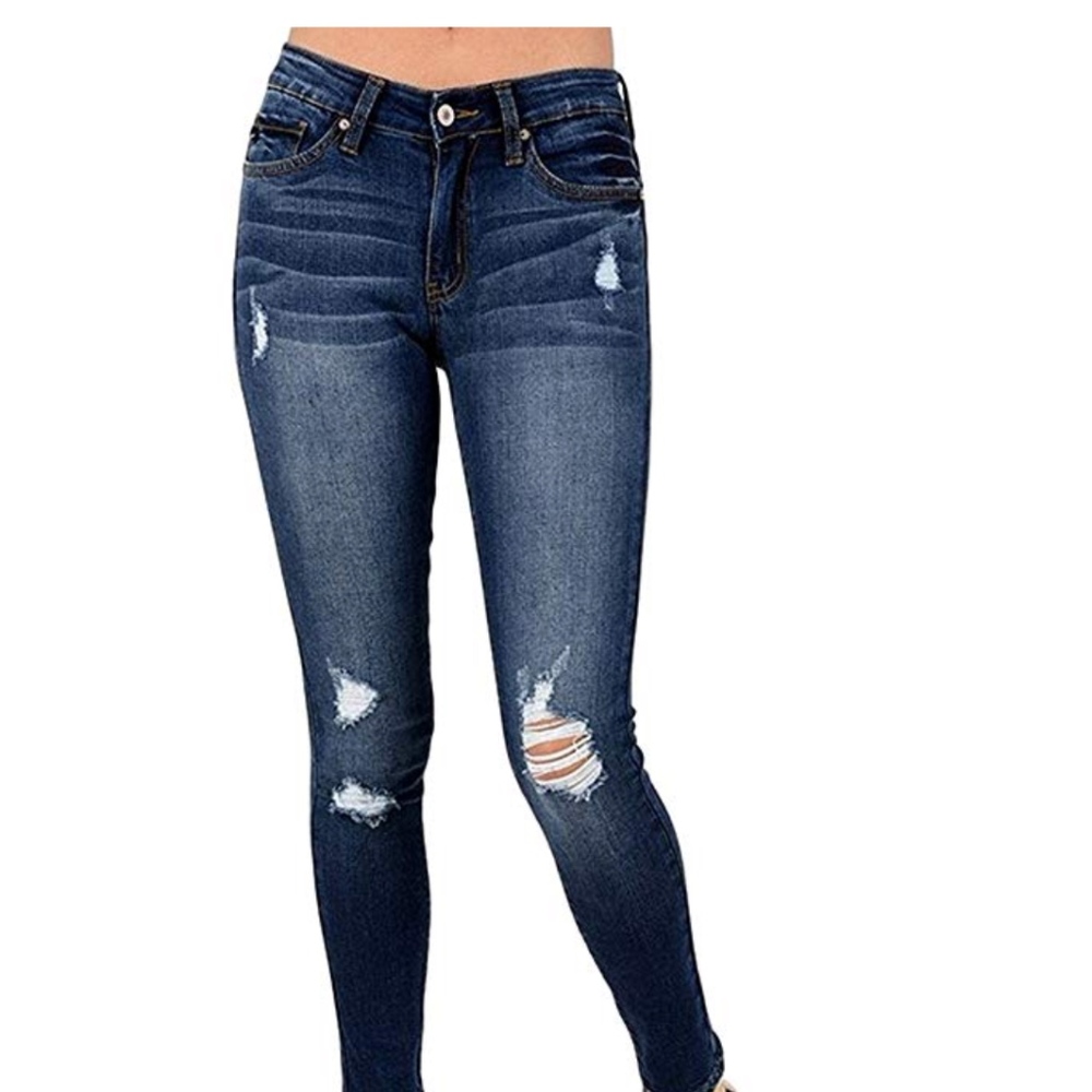 cute faded ripped jeans
